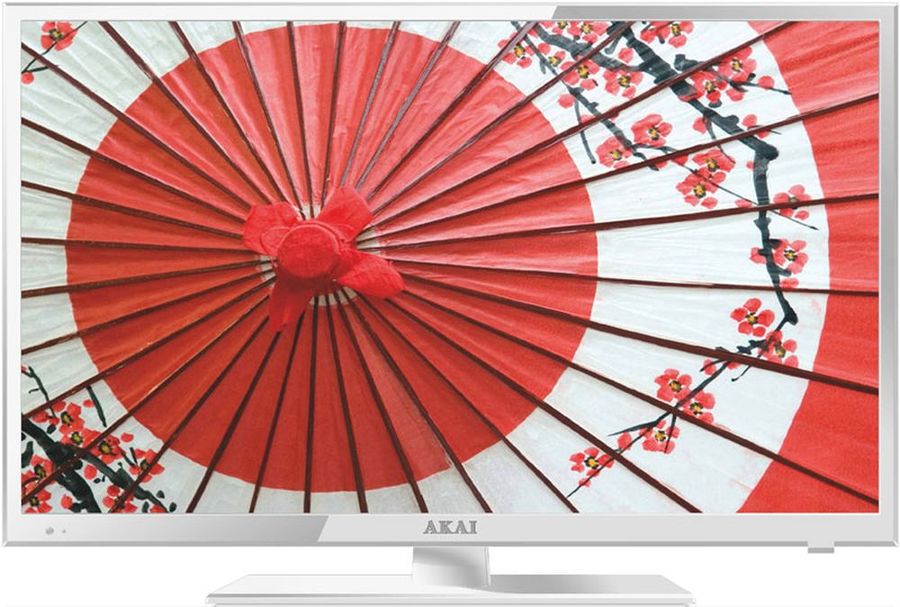 LED телевизор AKAI LEA-24V61W "R", 23.6", FULL HD (1080p), белый