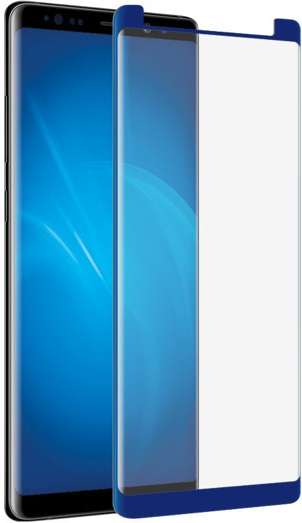 Защитное стекло DF sColor-26 для Samsung Galaxy Note 8, 1 шт, синий [scolor-26 (blue)]