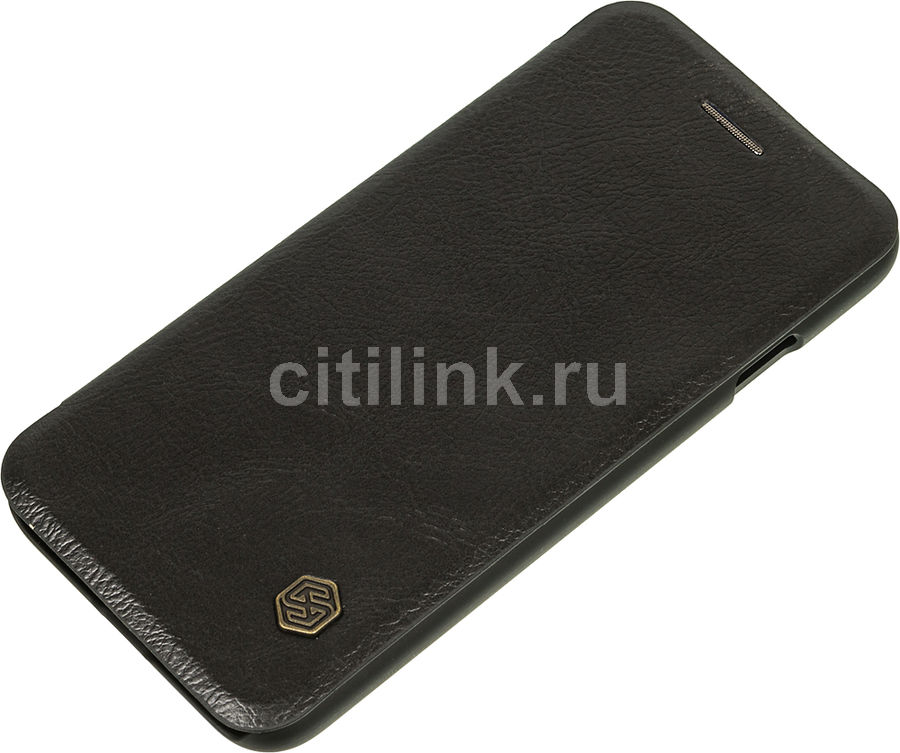 Чехол (флип-кейс) Nillkin Qin, для Apple iPhone 7, черный Чехол (флип-кейс) Nillkin Qin, для Apple iPhone 7, черныйЧехлы для смартфонов<br>Чехол-книжка (флип-кейс) Nillkin Qin изготавливается из качественной экокожи, которая придает аксессуару стильный и респектабельный вид. Чехол надежно защищает ваш смартфон Apple iPhone 7 от внешних воздействий, грязи, пыли, брызг. Чехол обеспечивает свободный доступ ко всем кнопкам и камере.<br><br>Цвет: черный<br>Тип чехла: книжка