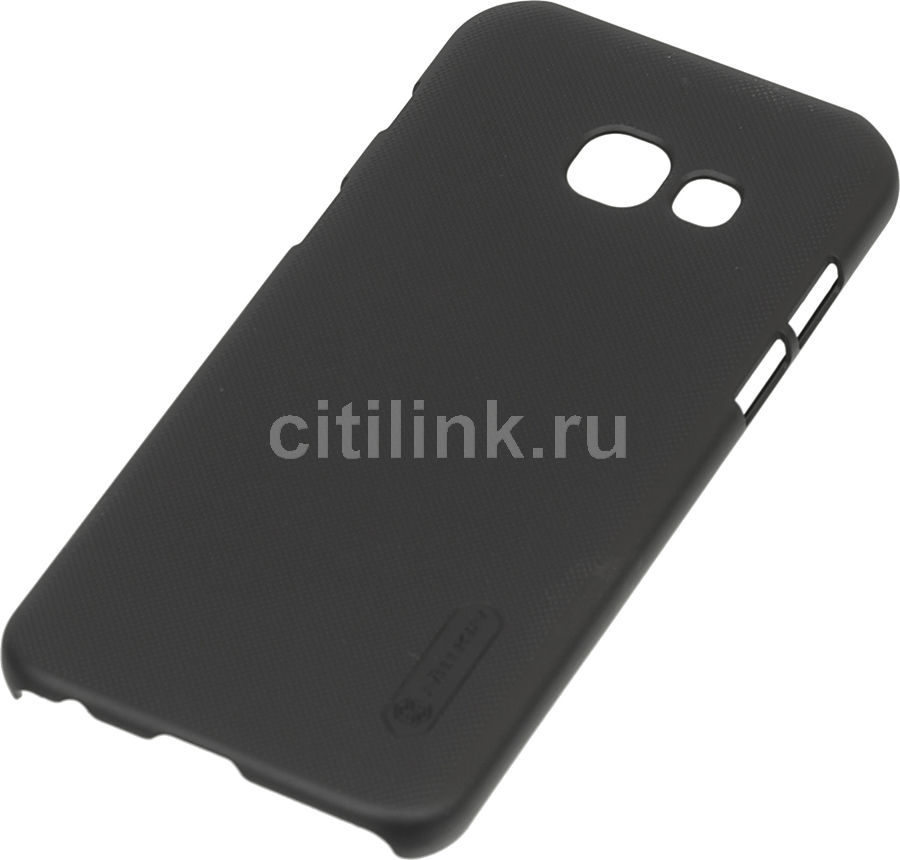 Чехол (клип-кейс) Nillkin Super Frosted Shield, для Samsung Galaxy A3 (2017), черный Чехол (клип-кейс) Nillkin Super Frosted Shield, для Samsung Galaxy A3 (2017), черныйЧехлы для смартфонов<br>Чехол (клип-кейс) Nillkin Super Frosted Shield изготавливается из жесткого прочного пластика (поликарбоната). Чехол надежно защищает ваш смартфон Samsung Galaxy A3 от внешних воздействий, грязи, пыли, брызг. Чехол обеспечивает свободный доступ ко всем функциональным кнопкам смартфона и камере.<br><br>Цвет: черный<br>Тип чехла: накладка