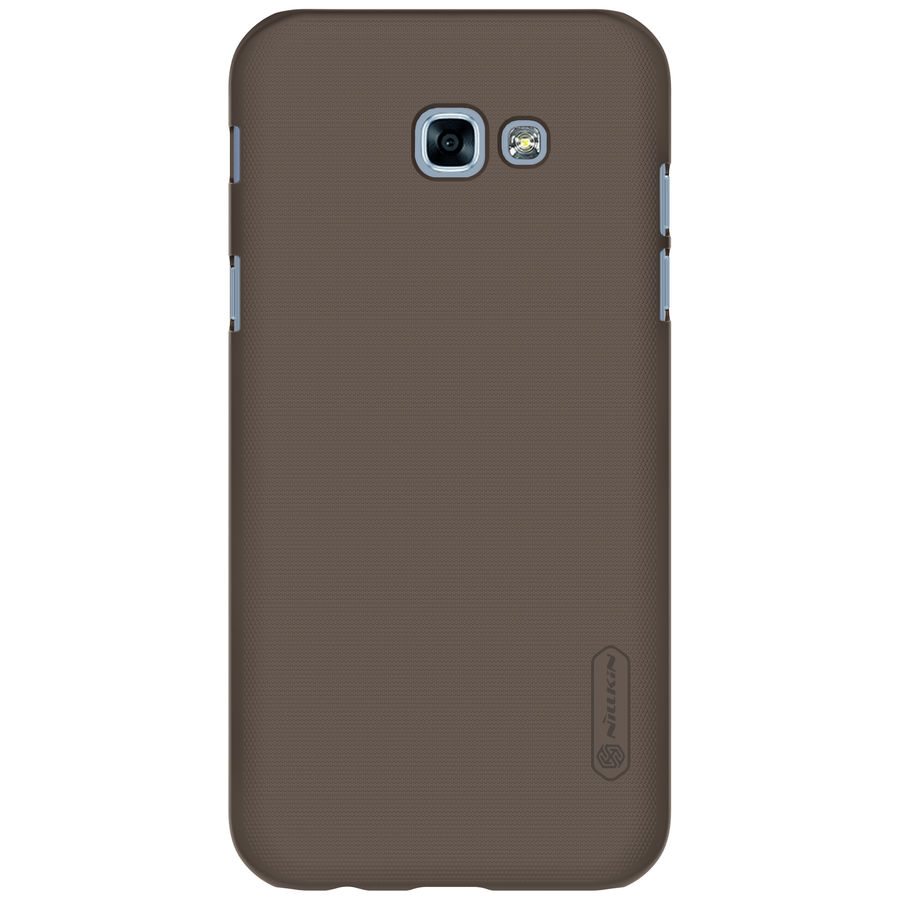 Чехол (клип-кейс) Nillkin Super Frosted Shield, для Samsung Galaxy A7 (2017), коричневый Чехол (клип-кейс) Nillkin Super Frosted Shield, для Samsung Galaxy A7 (2017), коричневыйЧехлы для смартфонов<br>Чехол (клип-кейс) Nillkin Super Frosted Shield изготавливается из жесткого прочного пластика (поликарбоната). Чехол надежно защищает ваш смартфон Samsung Galaxy A7 от внешних воздействий, грязи, пыли, брызг. Чехол обеспечивает свободный доступ ко всем функциональным кнопкам смартфона и камере.<br><br>Цвет: коричневый<br>Тип чехла: накладка