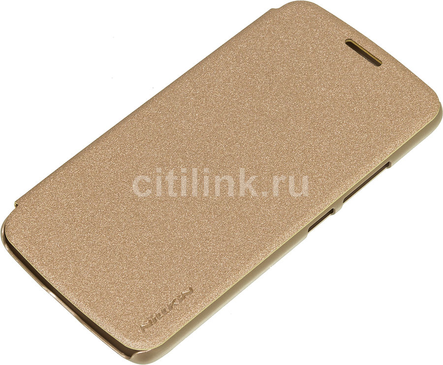 Чехол (флип-кейс) Nillkin Sparkle, для Motorola Moto G5, золотистый Чехол (флип-кейс) Nillkin Sparkle, для Motorola Moto G5, золотистыйЧехлы для смартфонов<br>Чехол-книжка (флип-кейс) Nillkin Sparkle изготавливается из качественной экокожи, которая придает аксессуару стильный и респектабельный вид. Чехол надежно защищает ваш смартфон Motorola Moto G5 от внешних воздействий, грязи, пыли, брызг. Чехол обеспечивает свободный доступ ко всем кнопкам и камере.<br><br>Цвет: золотистый<br>Тип чехла: книжка