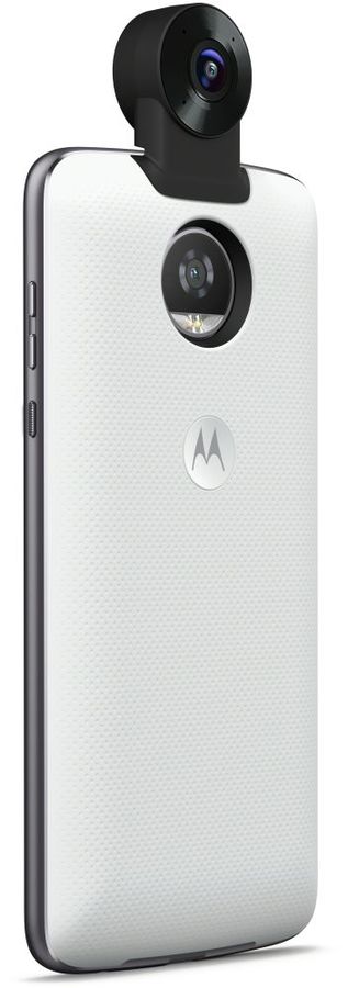 Внешний мод фотокамера Motorola 360 Camera для Moto Z/Z Play белый (ASM360CMWHEE) Внешний мод фотокамера Motorola 360 Camera для Moto Z/Z Play белый (ASM360CMWHEE)Внешние моды для смартфонов<br>2 камеры - 13 МП разрешение видео - 4K, 24 кадра/сек.<br><br>Цвет: белый