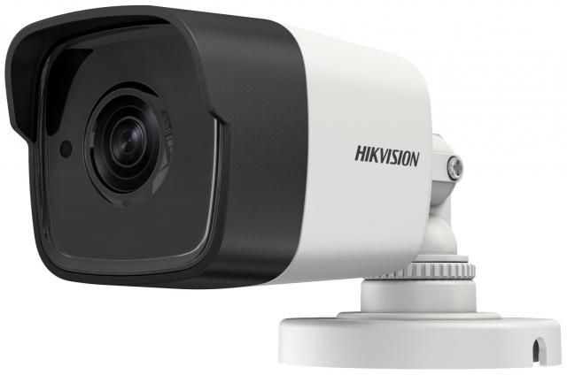 Камера видеонаблюдения HIKVISION DS-2CE16H5T-IT, 2.8 мм, белый Камера видеонаблюдения HIKVISION DS-2CE16H5T-IT, 2.8 мм, белыйКамеры видеонаблюдения<br>съемка: цветная; матрица: CMOS, 5Мп, объектив 2.8 мм; 91°; исполнение: уличная; видео: 20 кадр/с, 2560 х 1944; ИК-подсветка; съемка в HDR; влагозащищенная; низкотемпературная; детектор движения<br><br>Цвет: белый