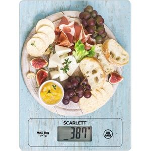 Весы кухонные SCARLETT SC-KS57P25, рисунок/деликатесы Весы кухонные SCARLETT SC-KS57P25, рисунок/деликатесыКухонные весы<br>электронные, максимальный вес: 8кг, материал платформы/чаши: стекло, тарокомпенсация, измерение объема жидкости, элементы питания: 1 х CR2032 цвет: рисунок<br><br>Цвет: рисунок/деликатесы