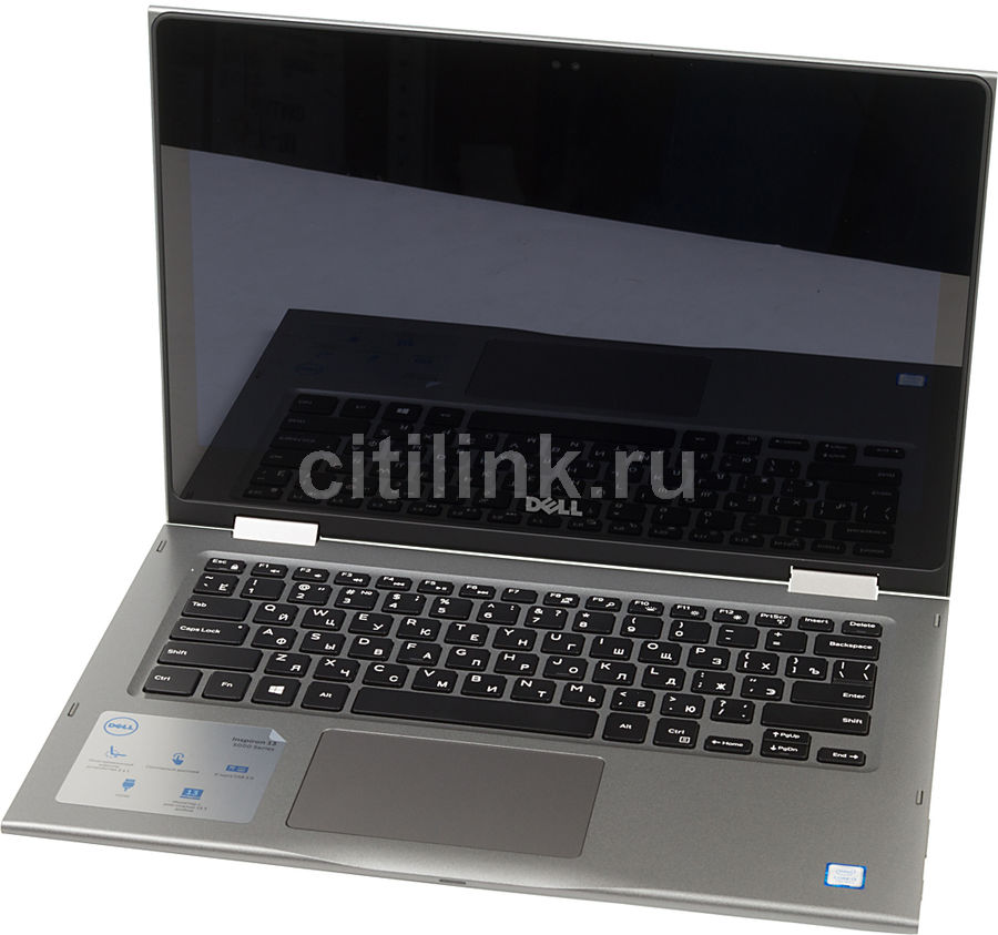 Ноутбук-трансформер DELL Inspiron 5378, 13.3&quot;, Intel Core i3 7100U 2.4ГГц, 4Гб, 256Гб SSD, Intel HD Graphics 620, Linux, 5378-5532, серый