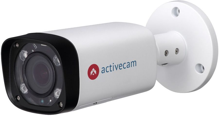 Видеокамера IP ACTIVECAM AC-D2123WDZIR6, 2.7 - 12 мм, белый Видеокамера IP ACTIVECAM AC-D2123WDZIR6, 2.7 - 12 мм, белыйКамеры видеонаблюдения<br>съемка: цветная; матрица: CMOS, 2Мп, объектив 2.7 - 12 мм; исполнение: уличная; видео: 25 кадр/с, 1920 х 1080; ИК-подсветка; съемка в HDR; PoE; слот для карт памяти; влагозащищенная; низкотемпературная; RJ-45<br><br>Цвет: белый