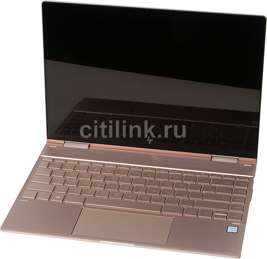 Ноутбук-трансформер HP Spectre x360 13-ae013ur, 13.3&quot;, Intel Core i5 8250U 1.6ГГц, 8Гб, 256Гб SSD, Intel HD Graphics 620, Windows 10, 2VZ73EA, розовый