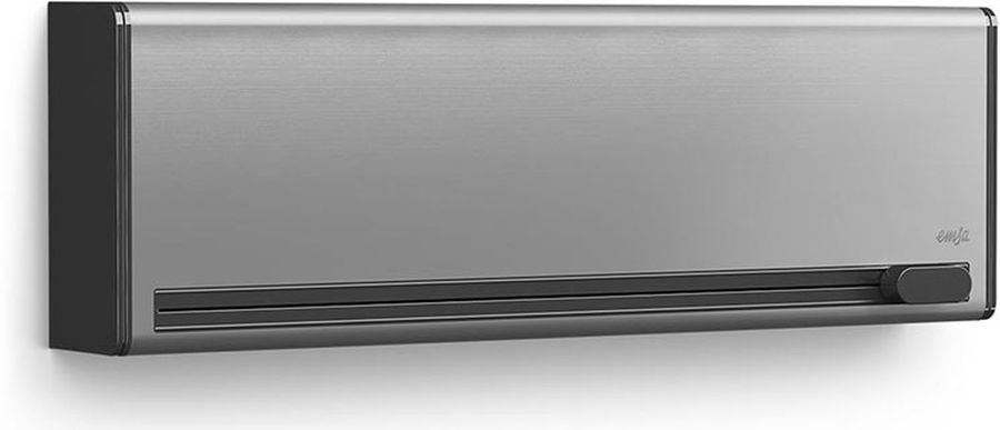 Диспенсер для пленки/фольги Emsa Smart 515220 серебристый (3100515220) Диспенсер для пленки/фольги Emsa Smart 515220 серебристый (3100515220)Аксессуары для кухни<br>Разрезатель на два рулона. Подходит для пищевых пленок и фольги до 34 см. Никаких остатков: пленка отрезается под крышкой. Никакого сверления: двусторонняя монтажная лента TESA Powerbond прилагается. Никаких скомканных краев: пленка после отрезания свисает вниз. Размер: 38x12,8x7,7 см.<br>