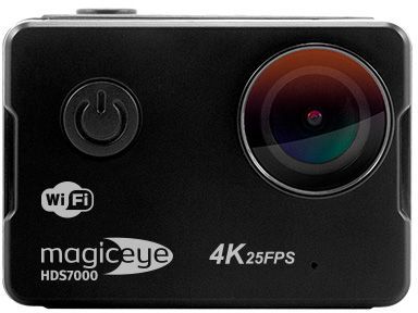 Экшн-камера GMINI MagicEye HDS7000 UHD 4K, WiFi, черный Экшн-камера GMINI MagicEye HDS7000 UHD 4K, WiFi, черныйЭкшн камеры<br>Портативная экшн-камера с водонепроницаемым корпусом, возможностью записи в формате FullHD 1080p с частотой 60 кадров в секунду, 2” сенсорным LCD дисплеем, управлением съемкой по WiFi и датчиком движения.<br><br>Линейка: MagicEye<br>Цвет: черный