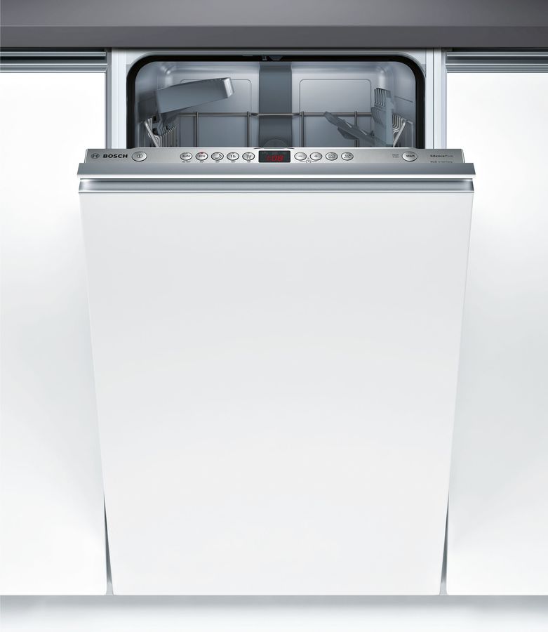 Посудомоечная машина BOSCH SPV45DX00R Посудомоечная машина BOSCH SPV45DX00RВстраиваемые посудомоечные машины<br>комплектов посуды: 9; встраивание: полностью; класс мойки: A; класс сушки: A; сушка: теплообменник; защита от протечек: АquaStop; уровень шума: 46дБ; ширина: 44.8см<br>