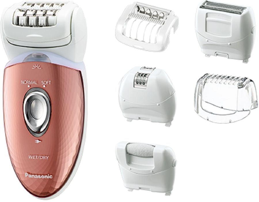 Эпилятор PANASONIC ES-ED93-P520 розовый Эпилятор PANASONIC ES-ED93-P520 розовыйЭпиляторы<br>Двойная система дисков с 48 пинцетами. Плавающая головка повторяет контуры тела. 6 насадок, включая насадку для стоп. Для 30 минут работы достаточно заряжать аккумулятор в течение 1 часа.<br><br>Цвет: розовый