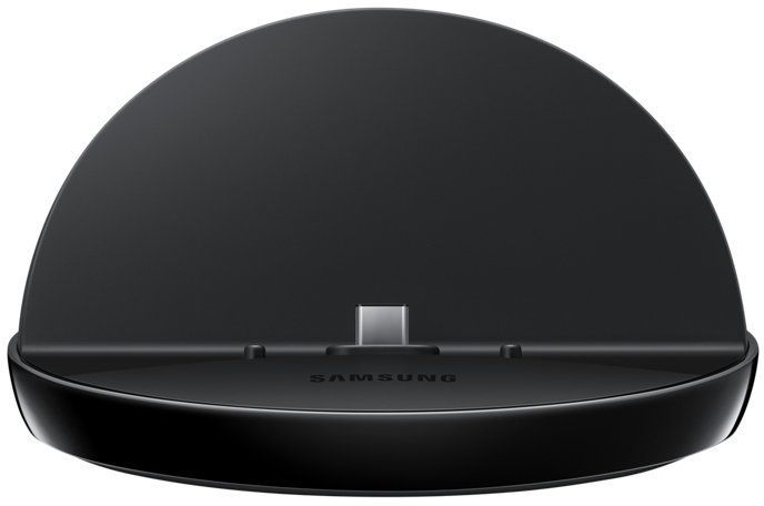 Док-станция SAMSUNG EE-D3000, USB type-C, черный Док-станция SAMSUNG EE-D3000, USB type-C, черныйЗарядные устройства<br>Док-станция в виде подставки для зарядки мобильных устройств Samsung c USB Type-C разъёмом (расположенным в центре нижней части устройства) и диагональю дисплея до 10, поддержка быстрой зарядки (зависит от подключенного СЗУ). Сетевое зарядное устройство в комплект не входит<br><br>Цвет: черный