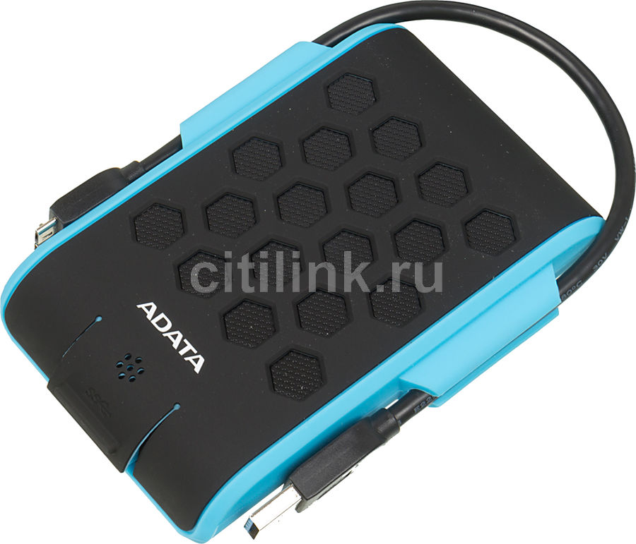 Внешний жесткий диск A-DATA DashDrive Durable HD720, 2Тб, синий [ahd720-2tu3-cbl]