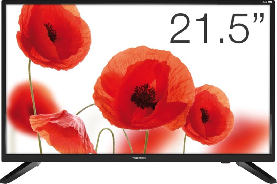 LED телевизор TELEFUNKEN TF-LED22S14T2 R, 21.5, FULL HD (1080p), черный LED телевизор TELEFUNKEN TF-LED22S14T2 R, 21.5, FULL HD (1080p), черныйТелевизоры<br>диагональ: 21.5; яркость: 200кд/м2; разрешение: 1920 x 1080; HDTV FULL HD (1080p); тюнер DVB-T; DVB-T2; DVB-С; тип USB: мультимедийный; VESA 100x100; цвет: черный<br><br>Цвет: черный