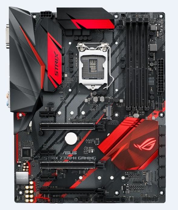 Материнская плата ASUS ROG STRIX Z370-H GAMING, LGA 1151v2, Intel Z370, ATX, Ret цена Материнская плата ASUS ROG STRIX Z370-H GAMING, LGA 1151v2, Intel Z370, ATX, Ret цены онлайн