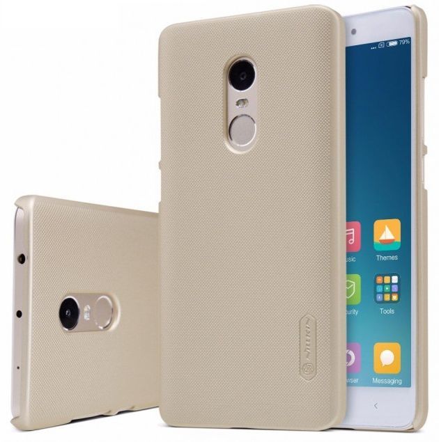 Чехол (клип-кейс) Nillkin Super Frosted Shield, для Xiaomi Redmi Note 4/4X, золотистый Чехол (клип-кейс) Nillkin Super Frosted Shield, для Xiaomi Redmi Note 4/4X, золотистыйЧехлы для смартфонов<br>Чехол (клип-кейс) Nillkin Super Frosted Shield изготавливается из жесткого прочного пластика (поликарбоната). Чехол надежно защищает ваш смартфон Xiaomi Redmi Note 4/4X от внешних воздействий, грязи, пыли, брызг. Чехол обеспечивает свободный доступ ко всем функциональным кнопкам смартфона и камере.<br><br>Цвет: золотистый<br>Тип чехла: накладка