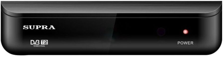 Ресивер DVB-T2 SUPRA SDT-88, черный тв приставка supra dvb t2 sdt 75