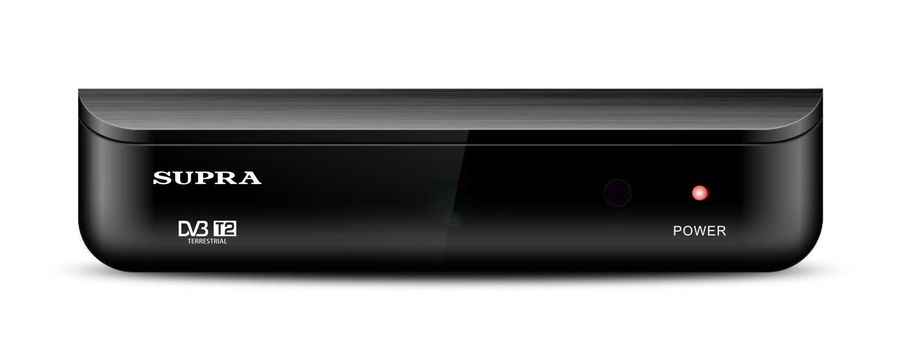 Ресивер DVB-T2 SUPRA SDT-89, черный тв приставка supra dvb t2 sdt 75