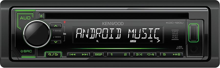 Автомагнитола KENWOOD KDC-120UG, USB Автомагнитола KENWOOD KDC-120UG, USBАвтомагнитолы<br>типоразмер: 1 din, CD, USB-порт: фронтальный<br><br>Цвет: черный