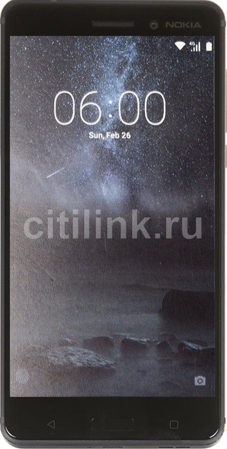 Смартфон NOKIA 6 Dual Sim, черный