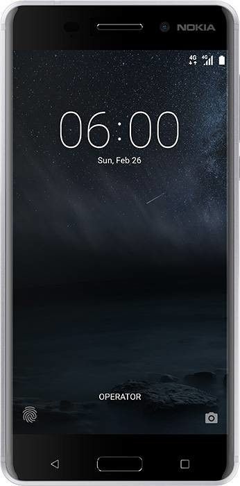 Смартфон NOKIA 6 Dual Sim, серебристый