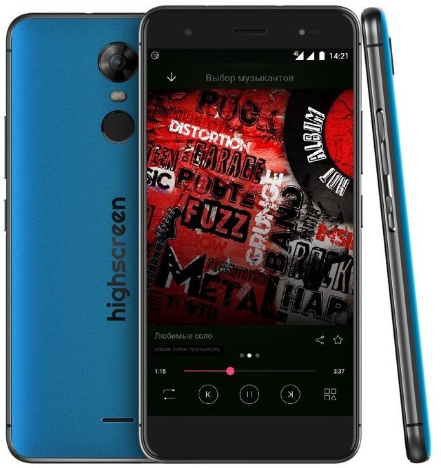 Смартфон HIGHSCREEN Fest XL PRO, синий
