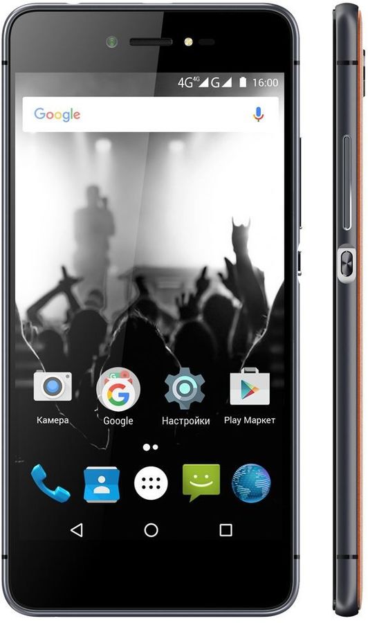Смартфон HIGHSCREEN Fest Pro, оранжевый