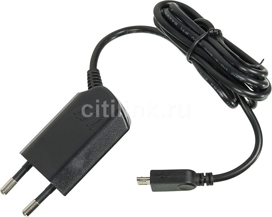 Сетевое зарядное устройство HAMA Piccolino II, microUSB, 1.0A, черный samsung ep ta12 white сетевое зарядное устройство microusb 2 0