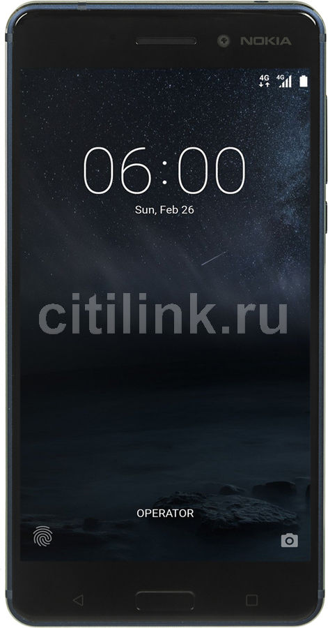 Смартфон NOKIA 6 Dual Sim, синий
