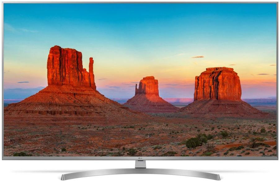 LED телевизор LG 65UK7550PLA R, 65, Ultra HD 4K (2160p), титан led телевизор samsung qe65q7camuxru r 65 ultra hd 4k 2160p серебристый