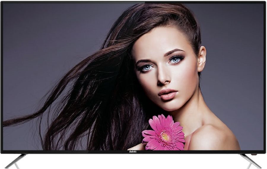 LED телевизор BBK 65LEX-6039/UTS2C R, 65, Ultra HD 4K (2160p), черный телевизор samsung ultra hd ue105s9wat