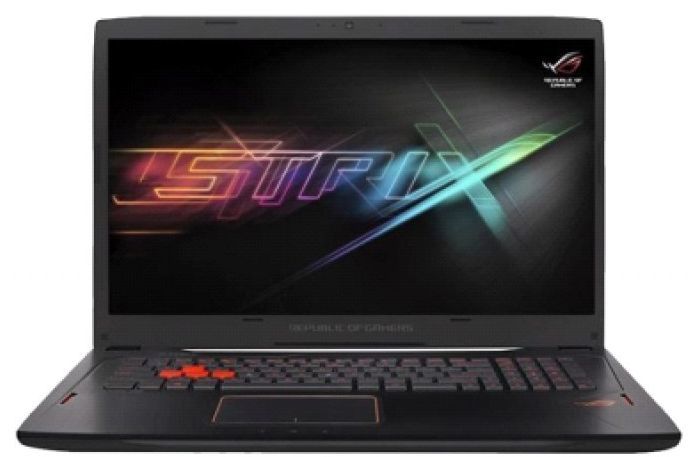 Ноутбук ASUS ROG GL702VS-GC183T, 17.3&quot;, Intel Core i7 7700HQ 2.8ГГц, 12Гб, 1000Гб, 128Гб SSD, nVidia GeForce GTX 1070 - 8192 Мб, Windows 10, 90NB0DZ1-M02240, черный