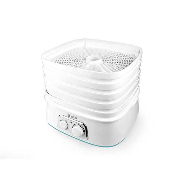 Сушилка для овощей и фруктов VITEK VT-5053, белый, 5 поддонов