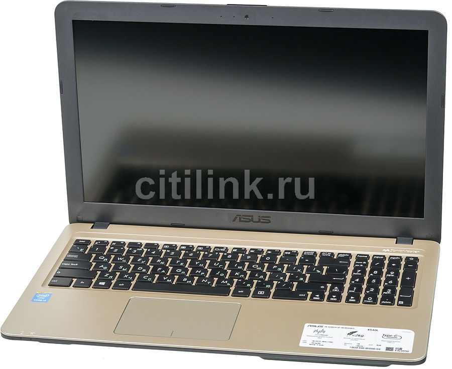 Ноутбук ASUS VivoBook X540LA-DM1255, 15.6, Intel Core i3 5005U 2.0ГГц, 4Гб, 500Гб, Intel HD Graphics 5500, DVD-RW, Endless, 90NB0B01-M24400, черный ноутбук fujitsu lifebook a555 15 6 intel core i3 5005u 2 0ггц 4гб 500гб intel hd graphics 5500 dvd rw windows 10 home lkn a5550m0016ru черный
