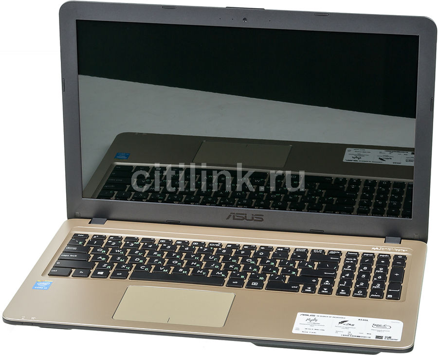 Ноутбук ASUS VivoBook A540LA-XX1214T, 15.6, Intel Core i3 5005U 2.0ГГц, 4Гб, 500Гб, Intel HD Graphics 5500, Windows 10, 90NB0B01-M24910, черный ноутбук fujitsu lifebook a555 15 6 intel core i3 5005u 2 0ггц 4гб 500гб intel hd graphics 5500 dvd rw windows 10 home lkn a5550m0016ru черный