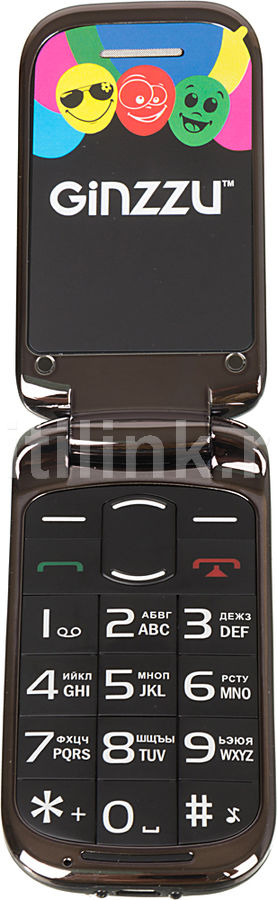 Мобильный телефон GINZZU MF701, черный