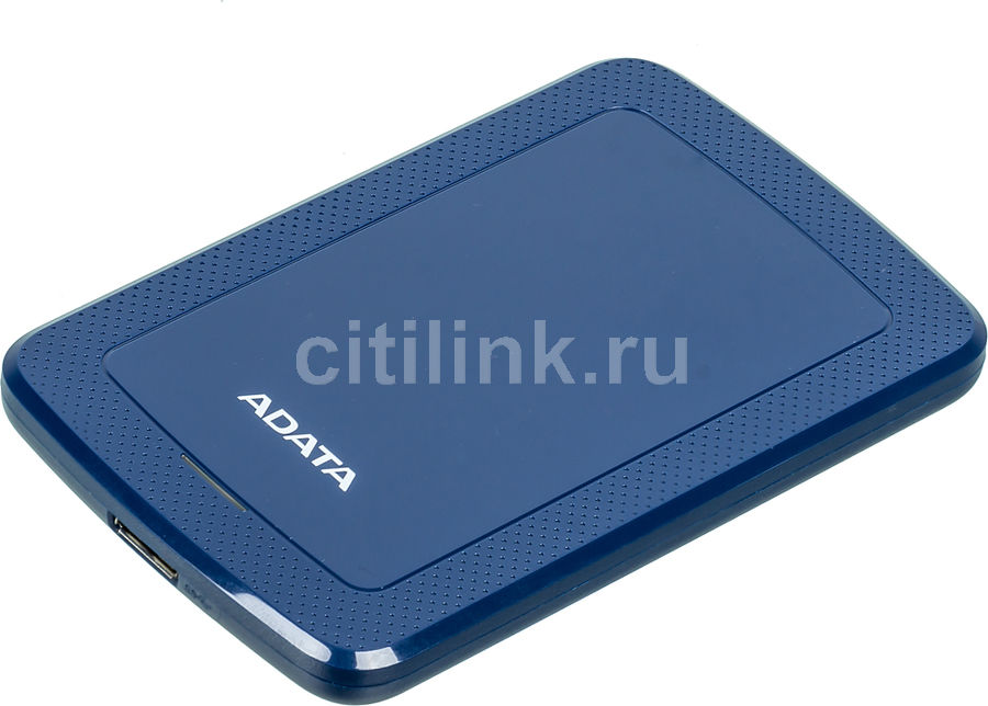 Внешний жесткий диск A-DATA HV300, 1Тб, синий [ahv300-1tu31-cbl]