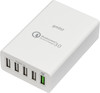 Сетевое зарядное устройство GMINI GM-WC-005QC, 5xUSB, 9.4A, белый