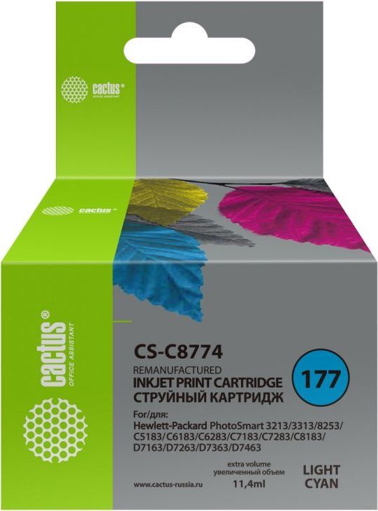 Картридж CACTUS CS-C8774 светло-голубой