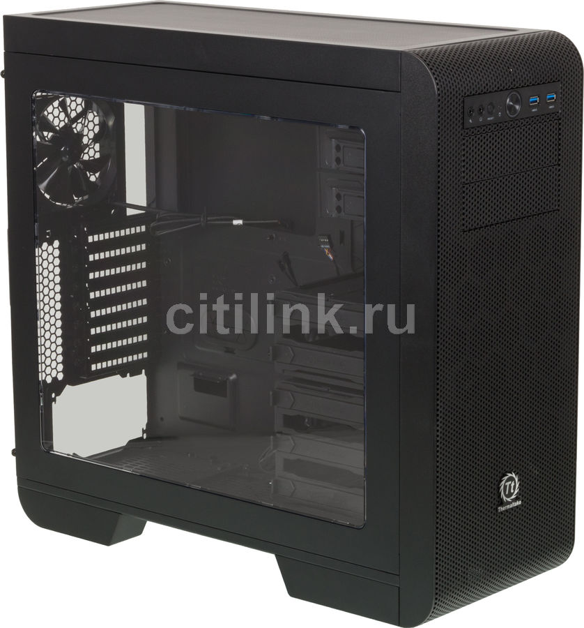 Корпус ATX THERMALTAKE Core V51, Midi-Tower, без БП, черный