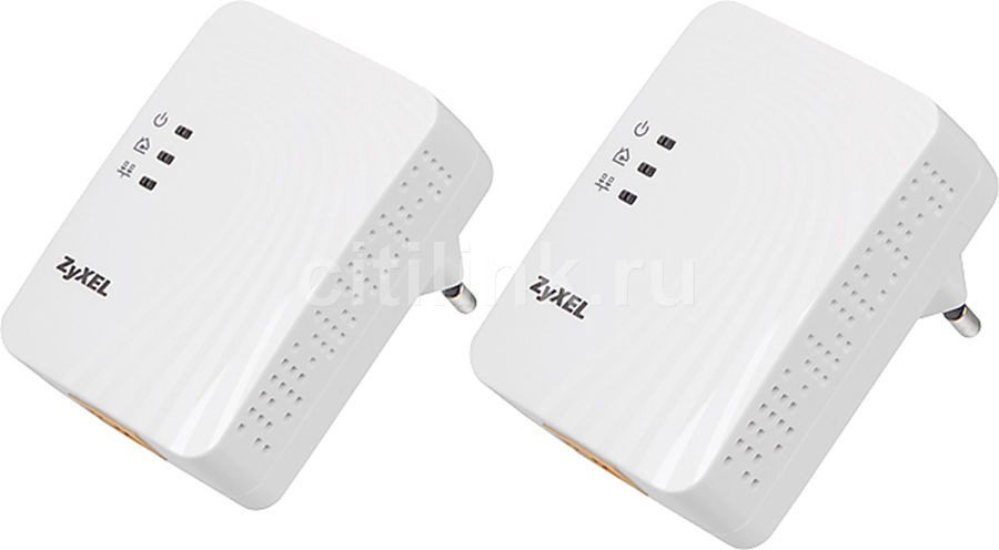 Сетевой адаптер PowerLine ZYXEL PLA4201V2 EE (X2) Ethernet