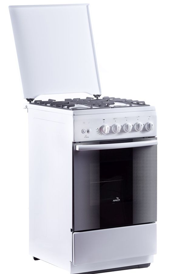 Газовая плита FLAMA FG 24211 W, газовая духовка, белый Газовая плита FLAMA FG 24211 W, газовая духовка, белыйГазовые плиты<br>тип духовки- газовая, электроподжиг- ручной, газ-контроль духовки, ящик для посуды, ширина 50см цвет- белый<br><br>Цвет: белый