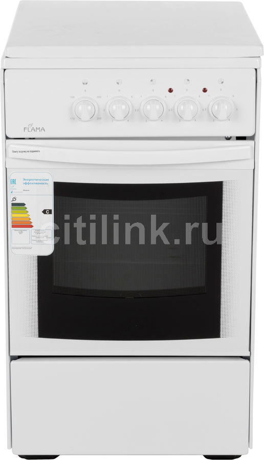 Электрическая плита FLAMA AE 1401 W, эмаль, белый Электрическая плита FLAMA AE 1401 W, эмаль, белыйЭлектрические плиты<br>материал рабочей поверхности: эмаль, объем духовки: 50л, цвет: белый<br><br>Цвет: белый