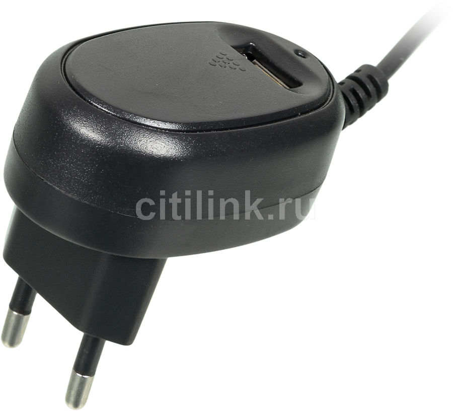 Сетевое зарядное устройство GINZZU GA-3208UB, USB, microUSB, 1.3A, черный samsung ep ta12 white сетевое зарядное устройство microusb 2 0