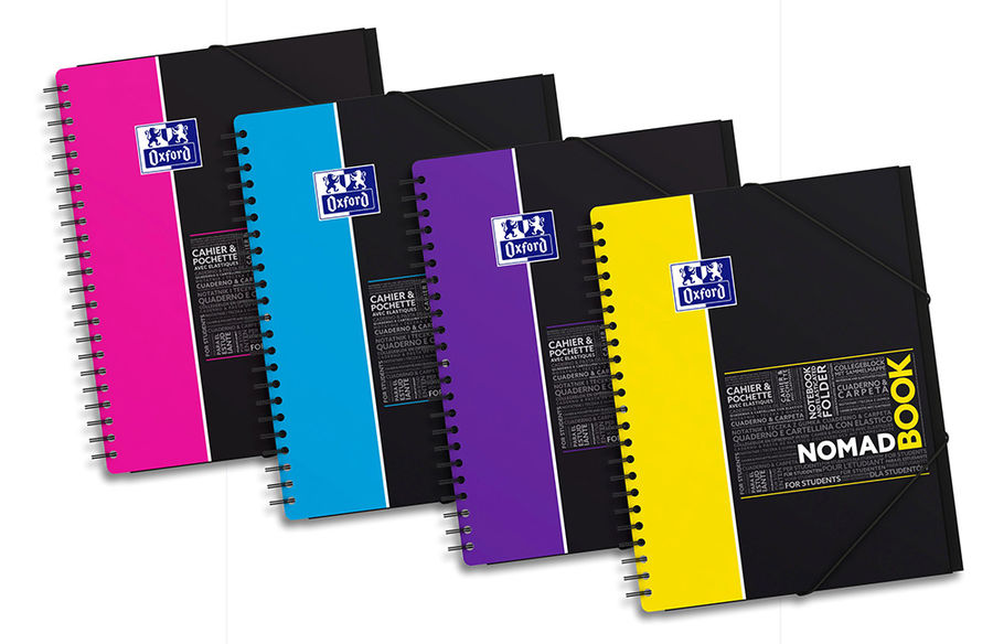 Тетрадь Oxford NOMADBOOK SOS Notes 400019522 A4+ PP 80л клетка папка с 3 клапанами спираль двойная Тетрадь Oxford NOMADBOOK SOS Notes 400019522 A4+ PP 80л клетка папка с 3 клапанами спираль двойнаяТетради и блокноты<br>формат: A4+; количество листов: 80; разлиновка: в клеточку; переплет: спираль двойная; плотность листов: 90г/м2; способ закрытия: эластичная застежка<br><br>Линейка: SOS Notes