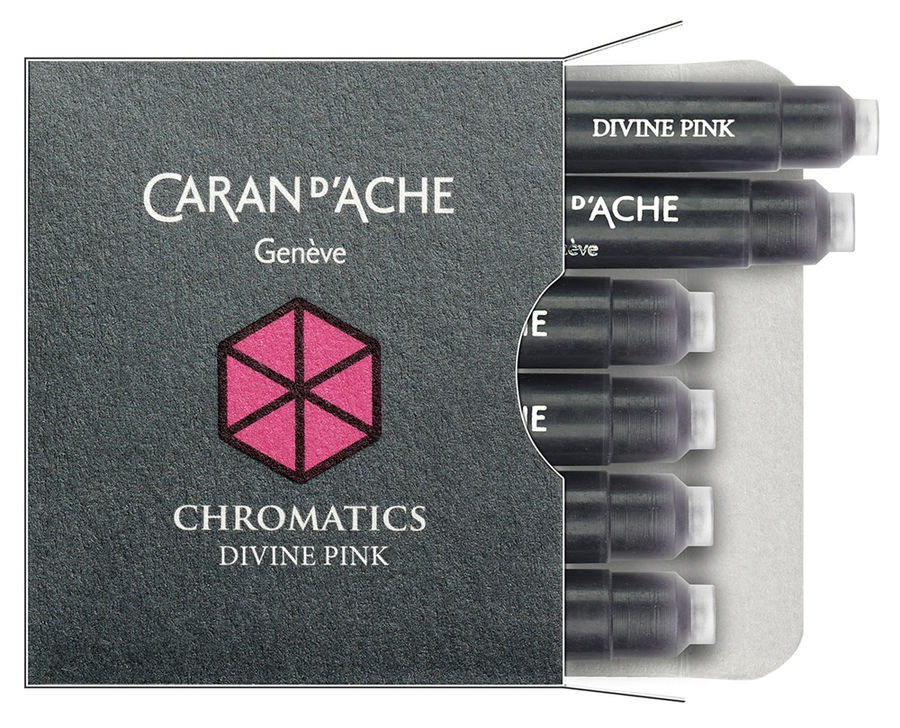Картридж Carandache Chromatics (8021.080) Divine pink чернила для ручек перьевых (6шт) Картридж Carandache Chromatics (8021.080) Divine pink чернила для ручек перьевых (6шт)Расходные материалы Премиум<br><br><br>Линейка: Chromatics