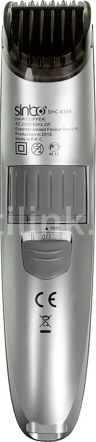Триммер SINBO SHC 4359, серебристый Триммер SINBO SHC 4359, серебристыйТриммеры<br>Машинка для стрижки с регулируемой длиной. Лезвия из нержавеющей стали ровно и аккуратно срезают волосы. Модель оснащена мощным встроенным аккумулятором, благодаря чему становится хорошим вариантом для поездок. В комплекте щеточка для чистки и масло.<br><br>Цвет: серебристый