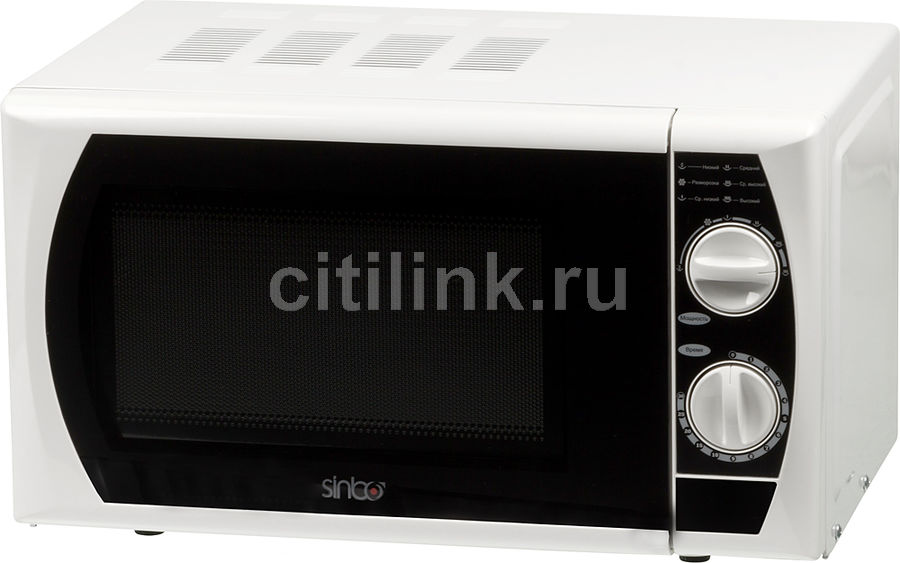 Микроволновая печь SINBO SMO 3657, белый Микроволновая печь SINBO SMO 3657, белыйМикроволновые печи<br>мощность 700Вт, объем 17л, автоматическая разморозка, цвет- белый<br>
