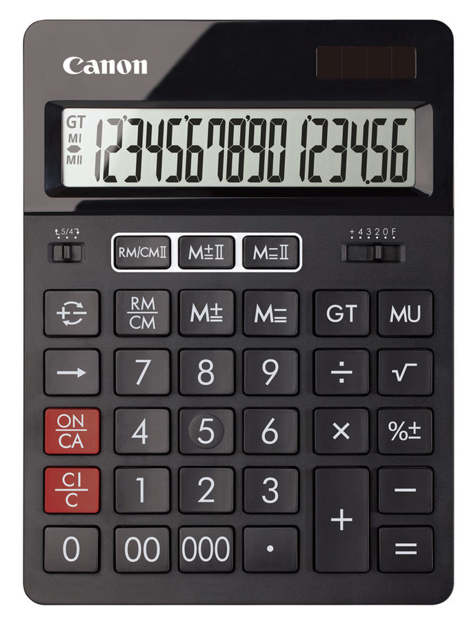 Калькулятор CANON AS-280, 16-разрядный, черный Калькулятор CANON AS-280, 16-разрядный, черныйКалькуляторы<br>разрядность дисплея: 16-разрядный; настольный; цвет: черный<br>